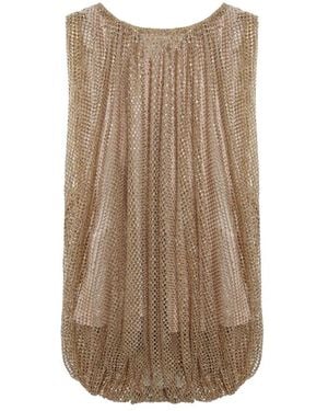 Sportmax Sleeveless Tops - Brown