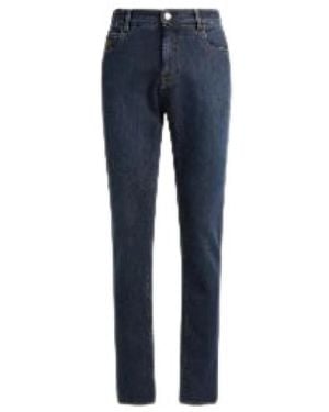 Etro Straight Jeans - Azul