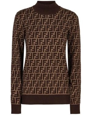 Fendi Turtlenecks - Brown