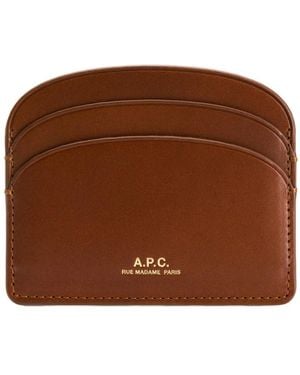 A.P.C. Wallets & Cardholders - Marrón