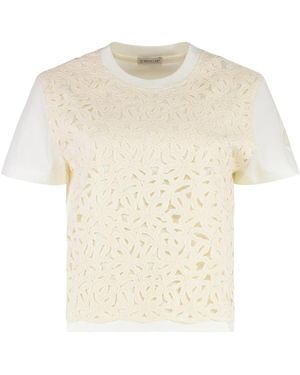 Moncler T-Shirts - Natural