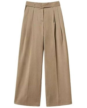 Twinset Wide Trousers - Neutro