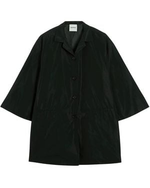 Aspesi Technische Taffeta Overjas - Zwart