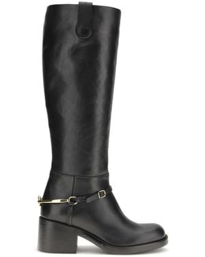 Chloé Heeled Boots - Noir
