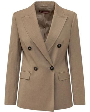 Max Mara Jassen ,Bruin ,Blazers - Naturel