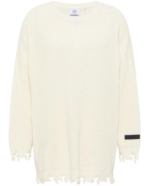 carlo colucci Vielseitiger Pullover - Weiß
