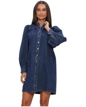 co'couture Denicecc Ls Denimkleid - Blau