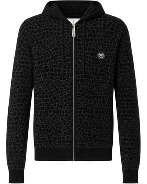 Philipp Plein Zip-Throughs - Negro