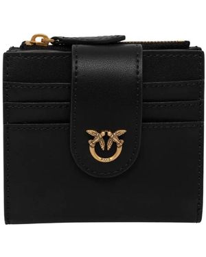Pinko Accessoires ,Zwart ,Leer Small Envelope Wallet