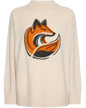 Elena Miro Truien & Vesten ,Wit ,M110Z0 Pullover