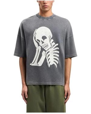 Palm Angels T-Shirts - Grey