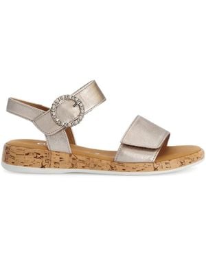 Gabor Platte Sandalen - Wit