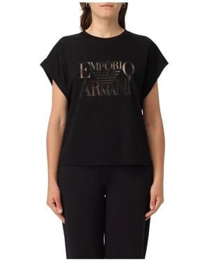 Emporio Armani T-Shirts - Black