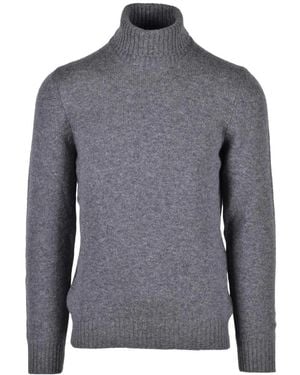 Vengera Rollkragen Strickware - Grau