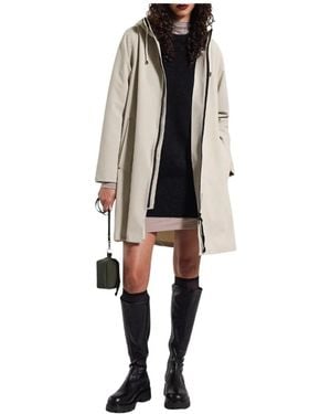 Stutterheim Mosebacke Zip Regenmantel - Schwarz