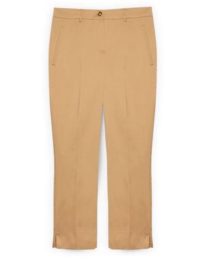 FIORELLA RUBINO Straight Trousers - Neutro
