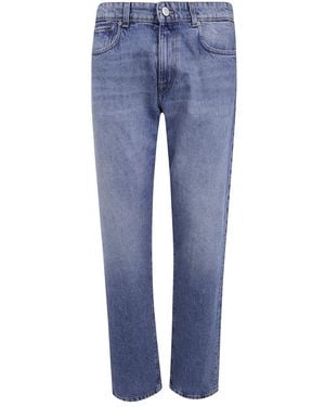 Incotex Slim-Fit Jeans - Bleu