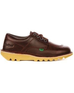 Kickers Laced Shoes - Brown