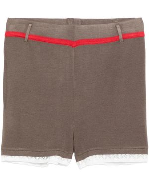 Siedres Short Shorts - Brown