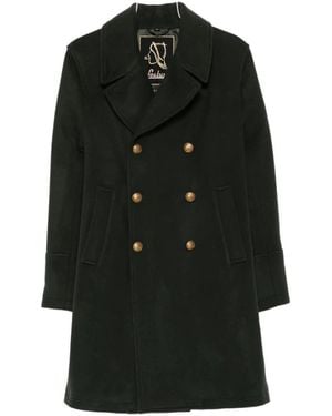 Sealup Double-Breasted Coats - Black