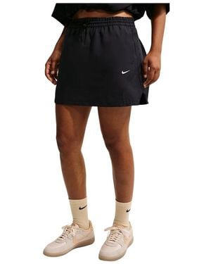 Nike Minirok Met Middelhoge Taille - Zwart