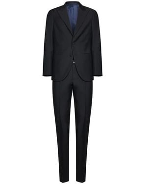 D4.0 Single Breasted Suits - Black
