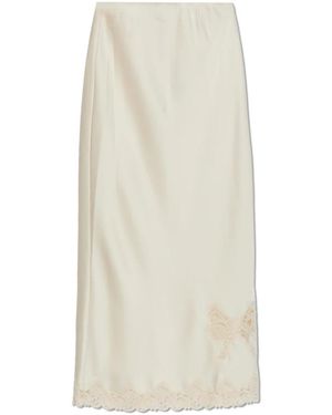LoveShackFancy Avelaine Satinrock - Natur