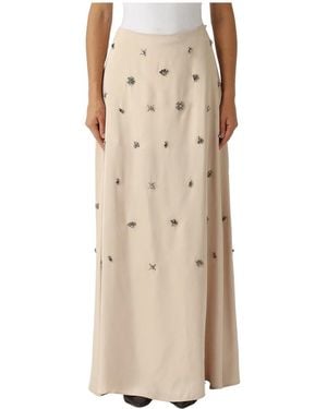 Liviana Conti Maxi Skirts - Neutro