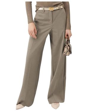 Marella Wide Trousers - Grey