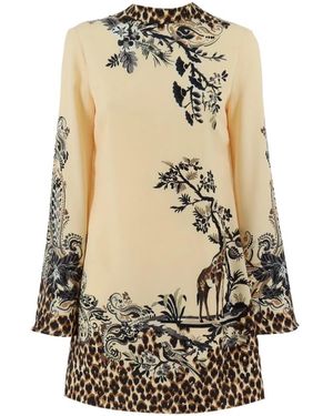 Etro Korte Tuniekjurk - Naturel