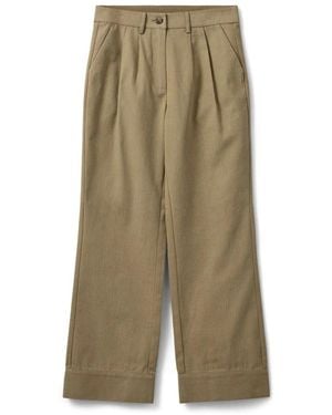 Sofie Schnoor Straight Trousers - Verde