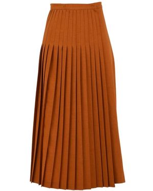 Beatrice B. Midi Skirts - Brown