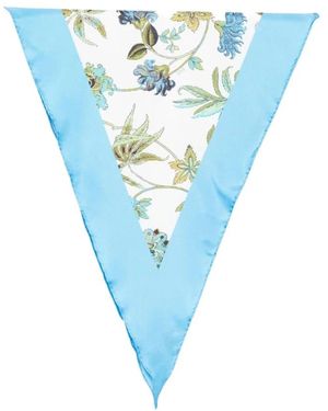 Fay Lichte Driekhoekige Sjaal - Blauw