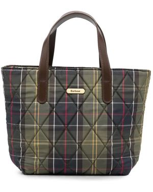Barbour Tassen ,Veelkleurig ,Mini Gewatteerde Tote Bag - Zwart