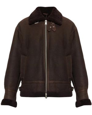 Arma Shearling Jacket Sano - Zwart