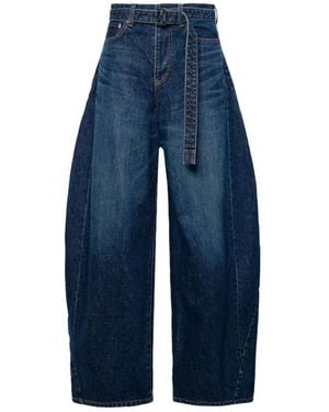 Sacai Loose Fit Jeans - Blue