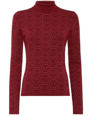 Philipp Plein Turtlenecks - Rojo