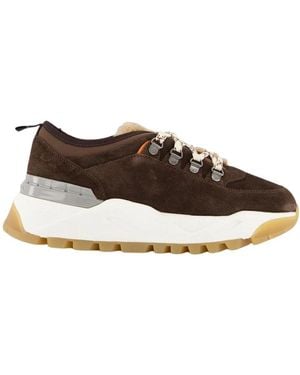 Santoni Trainers - Brown