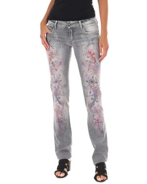 Met Gerades Jeans - Blau