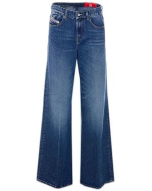 DIESEL 1978 D-Akemi Flare Jeans - Blauw