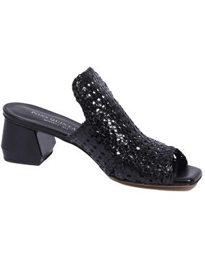 Pons Quintana Heeled Mules - Blue
