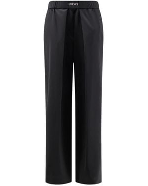 Loewe Wide Trousers - Black