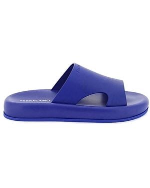 Ferragamo Sliders - Blue