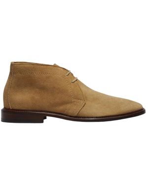 SCAROSSO Stivali in pelle scamosciata gary - Marrone