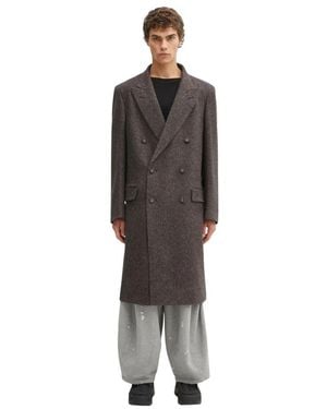 Wales Bonner Double-Breasted Coats - Gris