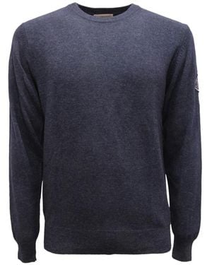 Roy Rogers Round-Neck Knitwear - Blu