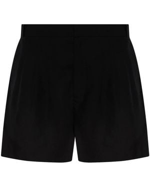 Rag & Bone Chappell Plisse-Shorts - Schwarz