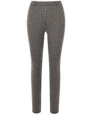 Patrizia Pepe Slim-Fit Trousers - Gris