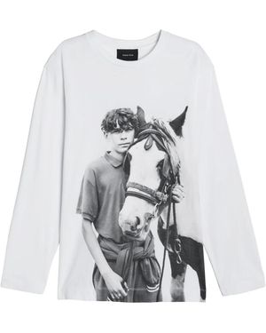 Simone Rocha Long Sleeve T-Shirts - White