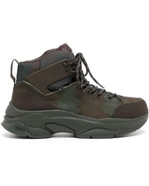 Undercover Lace-Up Boots - Black